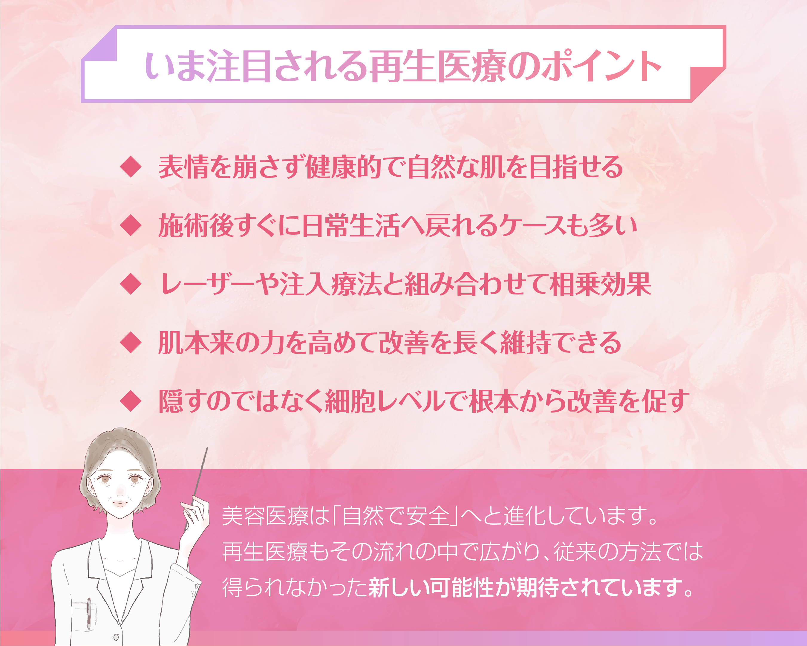 いま注目される再生医療のポイント