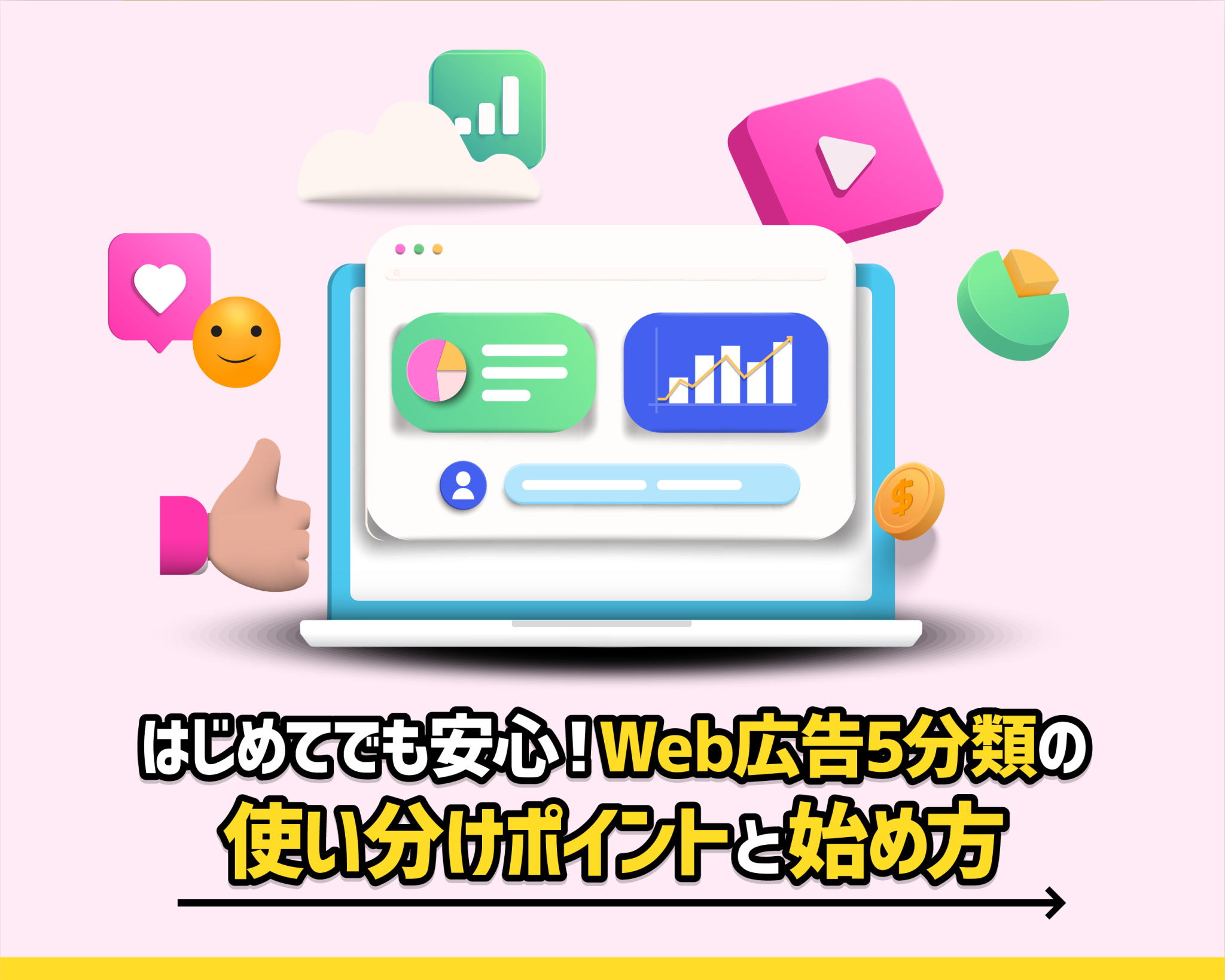 はじめてでも安心！Web広告5分類の使い分けポイントと始め方
