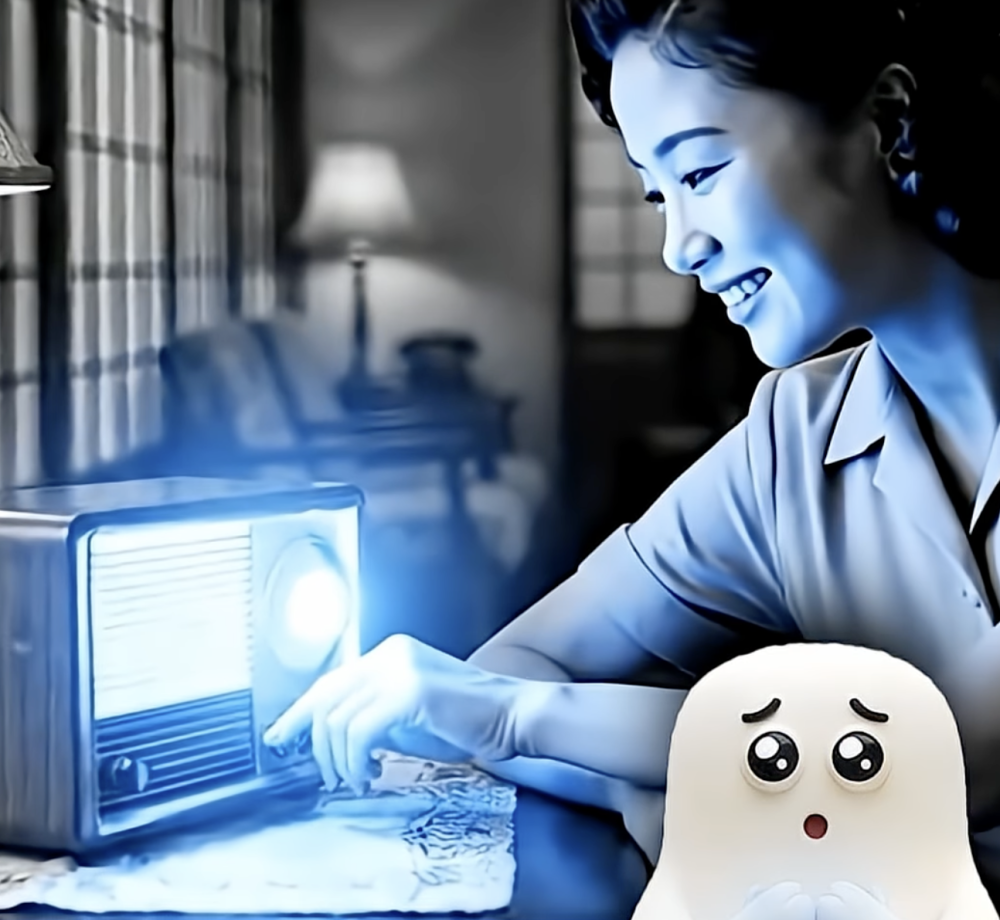 ダイヤルを回せばあの時代へ。AIラジオ