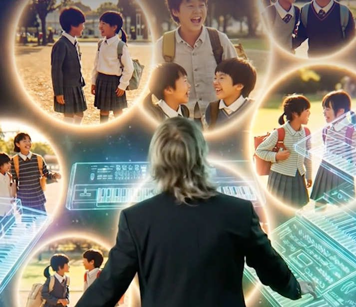 全国初、AI作詞・作曲の校歌が誕生